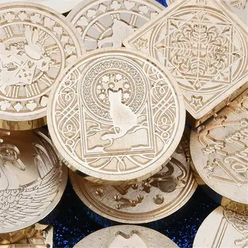 500+ Mustrid Vaha Pitser Stamp Retro Puidust Tempel Komplektid Vask Pea-Inglise-Laused