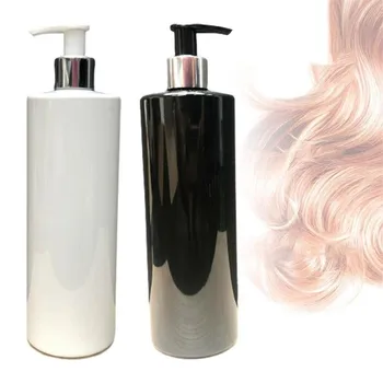 500ml Valge Must Plastikust Pudel-Emulsioon Pump Šampoon Tühi / Alam-villimist Konteiner Puhastusvahendi Pudel Kosmeetiline Kreem J0F3
