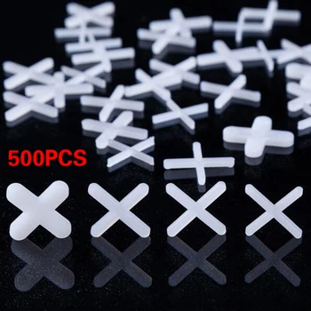 500pcs/palju Keraamiliste Plaatide Rist, Plaat Leveler Õmblemine Risti Clip Leveler Positsioneerimine Klambri Ehitus-Tööriista