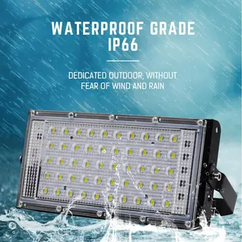 50W AC220V RGB Üleujutuste Valguses LED Turvalisuse Tulvaprožektor 50W Üleujutuste Tuled Siseruumides Väljas Aed Veekindel 163370