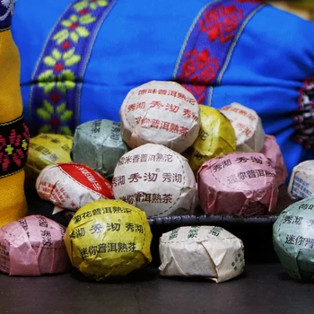 50pcs10 Erinevad Maitsed 2019 Mini Yunnani Pu-erh Tee, Hiina Pu-erh Tee Chai Kingitus Kott