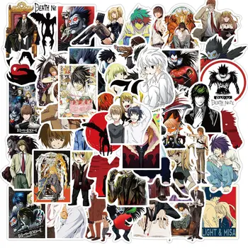 50tk Anime Death Note, Kleebised Yagami Light Lawliet L Kleebis Kleebised Veekindel Kleepsud Sülearvuti Mootorratta Rula Autod