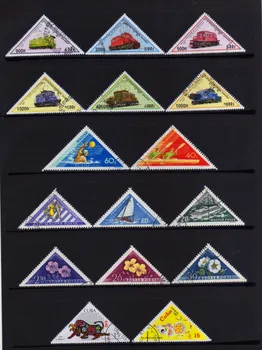 50tk/Palju Tri-angle Kuju Kõik Erinevad Paljudest Riikidest EI Korda Kasutamata postmarkide Kogumine