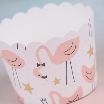 50tk Ükssarvik Flamingo Sünnipäeva Kook Dekoreerimiseks Paber Muffin Cupcake Tassi Kook Hallituse Kaunistus Vahendid