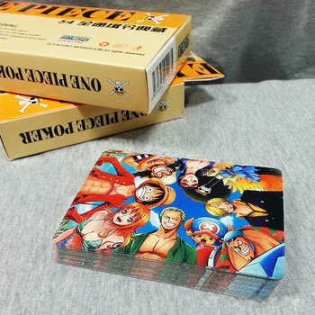 54Pcs/set One Piece Arvandmete Kogumine Ahv d. Luffy Pokkeri Kaardi Mängukaardid Color Box Packing Kid Kingitus Mänguasi
