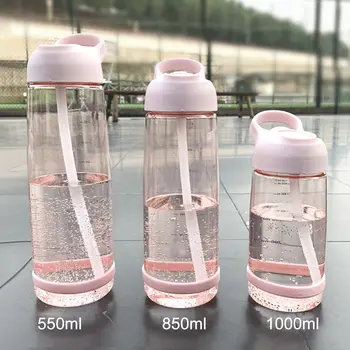 550/850/1000ml Vee Pudel Õled Sport Pudelid lekkimiskindlad Eco-sõbralik Laste Kaanega Matkamine, Telkimine Plastikust BPA Vaba