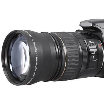 55mm 2X Telefoto Objektiiv Canon Telekonverter Nikon Sony Pentax 18-55mm