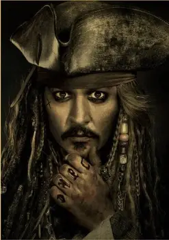 5D Täis Diy Diamond Maali ristpistes Kapten Jack Sparrow näitleja Johnny Depp Diy diamond tikandid