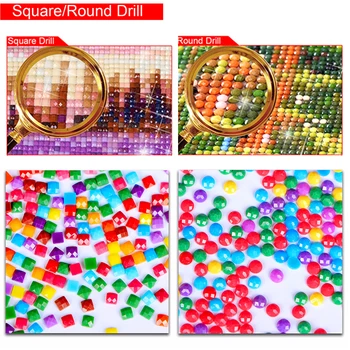 5D mosaiik diamond paneel ehitamise komplekt Junma square diamond maali loomade DIY Seina Kaunistamiseks