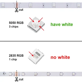 5M 5050 SMD LED Riba RGB RGBPink (RGB + Roosa) RGBWW (RGB+Soe Valge) RGBCCT Paindlik LED String valgus 5M Led Kodu