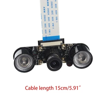 5MP Vaarika Pi 4 Kaamera Fookuskaugus on Reguleeritav Öise Nägemise Kaamera + IR Sensor, Light Vaarika Pi-4 Mudel B/3B+/3B/Null 93639