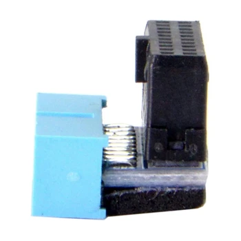 5TK USB 3.0 20 Pin Meeste ja Naiste Laiendamine Adapter Kõverdatud 90 Kraadi Emaplaadi Pistiku Pesa