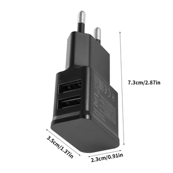 5V 2A EU Pistik Adapter USB-Seina Laadija Samsung iphone Xiaomi Mobiiltelefoni Laadija ipad Universal Travel AC Laadija