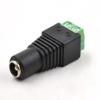 5sets CCTV Kaamerad 2.1 mm x 5,5 mm Naine Mees DC Pistik Adapter, DC Naine Jack Plug Adapter Connector, Male Plug Socket
