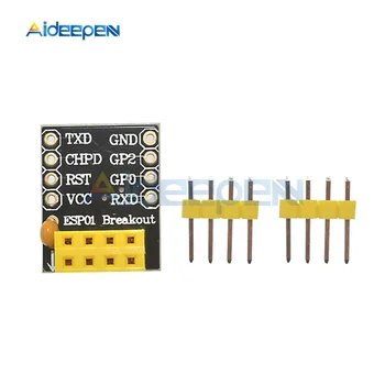 5tk ESP8266 ESP-01 ESP-01S Breadboard Adapter PCB For Serial Wifi Saatja Võrgustik Moodul