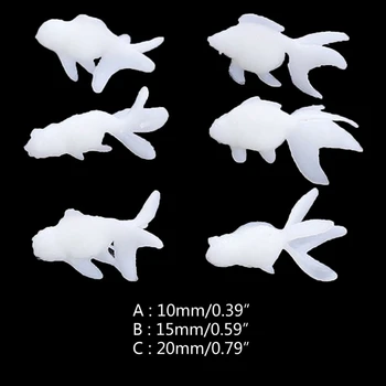 6 Kujundid DIY Silikoonist Mini Kuldkala Modelleerimine Armas Kala Vaik Kunsti Hallituse Täiteaineid Kala Kuju Ehted Täidised Ehted Tegemine