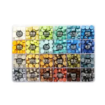 600Pcs 24 Värve Sealing Wax Retro Pakendada Tihend Sealing Wax Pulm Kutse Tähed Pitser Stamp Vaha Vintage Vaha Pitser Stamp