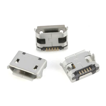 60pcs/palju 5 Pin-SMT Socket Connector Micro-USB-B-Tüüpi Naine Paigutuse 12 Mudeleid SMD DIP Pesa Pesa Diy kit 44893