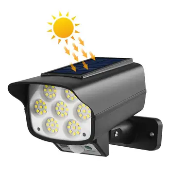 63 LED Päikese Valgus Väljas Päikese Lamp Powered Päikesevalguse Veekindel PIR Liikumisandur Kerge Järelevalve Lambid Aia Kaunistamiseks