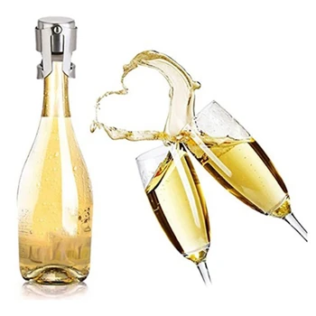 6TK Roostevabast Terasest Champagne Veini Pudeli Korgiga, mis on Kaasaskantav Hülgelaev Baar Suletakse Korgiga Veini ja Vahuveini Šampanjat Kork