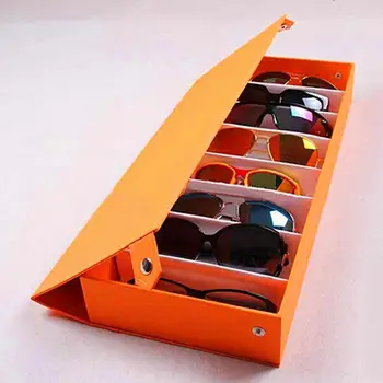 8 Grid Naised Mehed Päikeseprillide Läätsesid Prillid Hoiukarpi Prillid Ekraan Glasswear Kast Korralik Tööriist Prillid Juhtudel Kotid