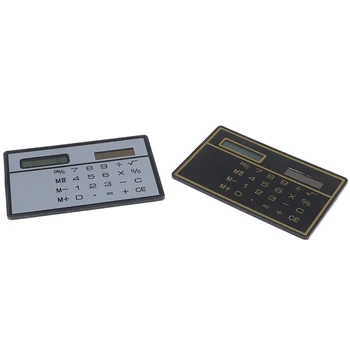 8-Kohaline Ultra Õhuke Päikeseenergia Kalkulaator, Millel On Puutetundlik Krediitkaardi Disain Portable Mini Kalkulaator Business School 146374