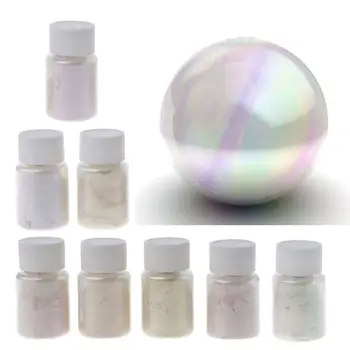8 Värvi Polariseeritud Teemant, Pärl Pigment-Pulber Aurora, Vilgukivi Vaik Pigmendid Komplekt 115272