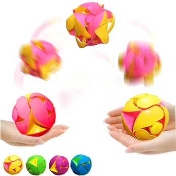 8cm Magic Ball Värv Flipping Palli Pigi Värvi Lüliti Palli Lapse Sünnipäeva Kingitus Magic Ball Mänguasja Küljest Visata Juhuslik Värv Shipping 5730