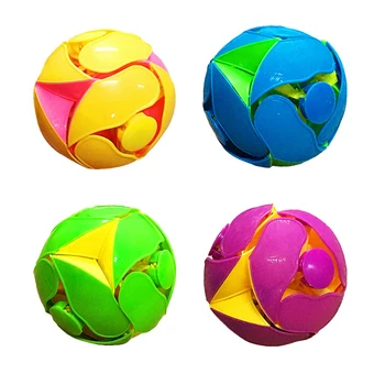 8cm Magic Ball Värv Flipping Palli Pigi Värvi Lüliti Palli Lapse Sünnipäeva Kingitus Magic Ball Mänguasja Küljest Visata Juhuslik Värv Shipping