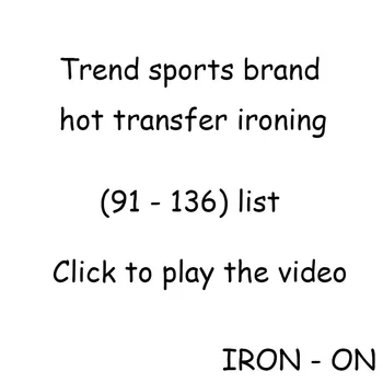 91-136 Mood sport brändi logo rõivaste triikimine soojusülekande teenetemärgi DIY T-särk, jakk, triikimine plaaster triikimine Plaaster Badge)