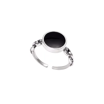 925 Sterling Hõbe Vintage Ring Ehted Retro Fashion Reguleeritav Suurus Helise, Naised, Tüdrukud jz551