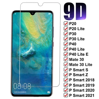 9D Anti-Plahvatuse Karastatud Klaas Huawei P30 P40 Lite E Screen Protector kohta P20 Pro 10 Mate 30 Lite P Smart Z S 2021 Klaas Film