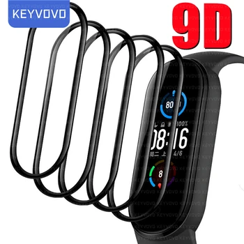 9D Kaitsev Klaas Xiaomi Mi Band 6 5 4 Screen Protector for Miband 6 5 4 Smart Watchband 4 band5 Pehme Kile 1/2/3/5TK