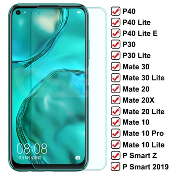 9D Karastatud Klaas Huawei P30 P40 Lite P Smart 2019 Screen Protector kaitseklaas Huawei Mate 30 20 10 Lite 20X Film Juhul