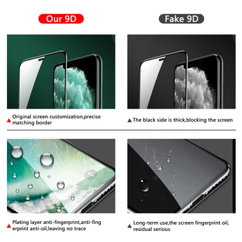 9D kaitseklaas iPhone 6 6S 7 8 plus X XS 11 pro MAX klaasi iphone 6 7 8 plus XR, XS MAX 11 Pro MAX 11 screen protector