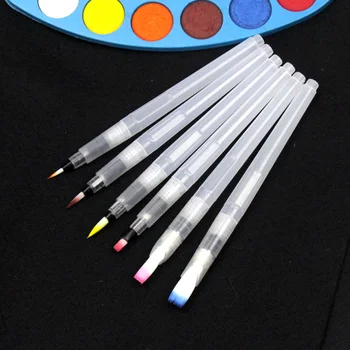 9pcs veemahutite Akvarell Pen Uudsus Kirjalikult Vee Pen Kunstnik, Akvarell Pintsliga Värvimine Pen Kooli Õpilase Joonistus Pakkumise