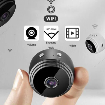 A9 Mini Kaamera Wireless WiFi IP Network Monitor Security Cam HD 1080P Full Home Security P2P Kaamera, WiFi, Mini Videokaamera