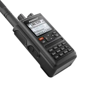 ABBREE AR-F8 GPS 6 Ansamblid(136-520MHz) 8W 999CH Multi-funktsionaalne VOX DTMF SOS-LCD Värviline Amatöör Sink kahesuunaline Raadio Walkie Talkie