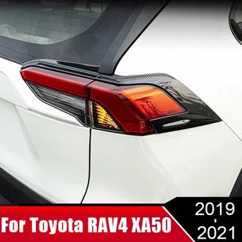 ABS Auto Taillight Lamp Teenetemärgi Raami Kaane Taga Hele Sisekujundus Toyota Rav4 RAV 4 XA50 2019 2020 2021 Muutmine Tarvikud