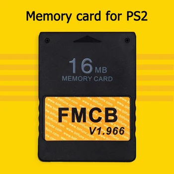 ALLOYSEED Mälukaardi Vaba McBoot v1.966 8MB/16MB/32MB/64MB Mälukaart Sony PS2 Playstation2 FMCB Laiendatud Kaardi Mäng Saver 44885