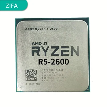 AMD Ryzen 5 2600 R5 2600 3.4 GHz, Kuue-Core Kaksteist-Core 65W CPU Protsessor YD2600BBM6IAF Pesa AM4 120502