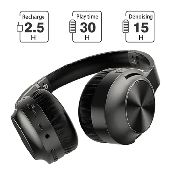 ANC Müra Tühistamises Bluetooth Kõrvaklapid Gaming Headset Wireless Kõrvaklapid 7.1 Surround Sound Stereo Koos Mic PS4 Telefon TK