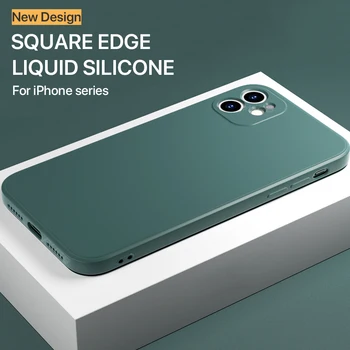 ASTUBIA Ametlik Vedelik Pehmest Silikoonist Telefon Case For iPhone 11 12 Pro Max Mini 7 8 Plus X XS MAX XR SE 2 2020 Juhul Katta Coque