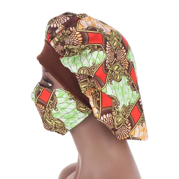 Aafrika Mitmevärviline Väsinud Yömyssy Hijabs Klassikaline Turban Mask, Cap Peapael Naiste Trükkimine Ring Müts Mood Kaunistamiseks Peakatet Bonnets