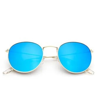 Abay Brändi Metallist Trendikas Naiste Päikeseprillid Suur Ümmargune Retro Kõik-mängu Fashion Disainer Päikeseprillid Sõidu Ülepaisutatud UV400 Oculos