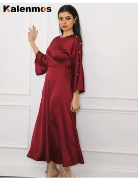 Abaya Kleit Naiste türgi India Muslim Lindi Pits-up Etnilise Maxi Pikk Vestidos Kleit Dubai Islamic Party Maroko seal kaftan Femme 159473
