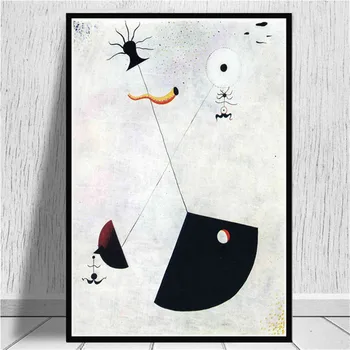 Abstraktne Kunst Joan Miro Kuulsad Maalid Kokkuvõte Seinale Plakatid ja Pildid Lõuendile Maali Seina Art Pilt Kodu Kaunistamiseks