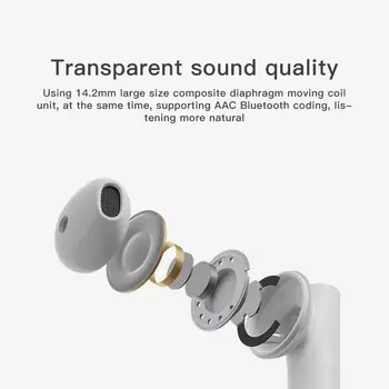 Air2S TWS 5.0 Bluetooth Kõrvaklapid Müra Tühistamises fone Peakomplekti Mikrofon Handsfree Traadita Earbuds Jaoks Xiaomi IOS iPhone