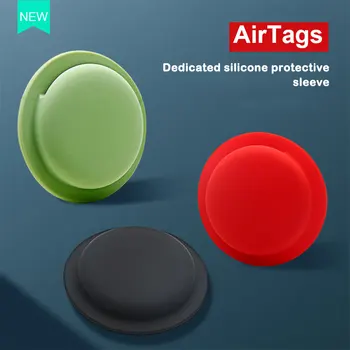 Airtags Tracker Silikoon Juhul Anti-kadunud Kaitsev Ümbris Liimiga Pehme Kaas Kaitsekile Apple Airtags Tarvikud