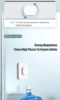 Akna Puhasti Kahepoolne Puhastushari Klaasi Puhasti Magnet Pintsli Pesemine Windows Puhastamise Tööriist Majapidamises